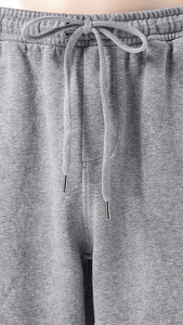 Custom Men's Baggy Cotton Fleece Sweatpants Wide Leg <b>Drawstring</b> <b>Trousers</b> Winter Warm Loose Fit Casual Streetwear Pants OEM - Product Image 6