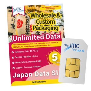 Tarjeta SIM de Conectividad de Datos Móviles Global de Japón al por Mayor, Paquete Personalizado 4G 5G, eSIM de Viaje, SIM Física - Product Image 1