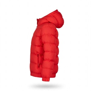 2026 Wholesale Trending Winter Jackets Hooded Zipper <b>Long</b> Sleeve Unisex Black <b>Coats</b> Casual Loose Cotton <b>padded</b> Clothes Apparel - Product Image 2