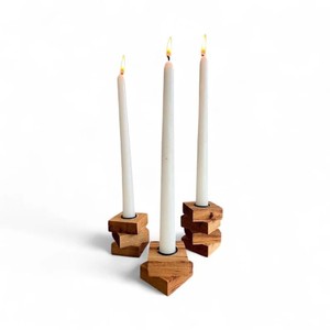 Porte-bougies en bois d'acacia, forme carrée, faits à la main, OEM, sur mesure, vente en gros |   Aqudus Saleem - Product Image 1