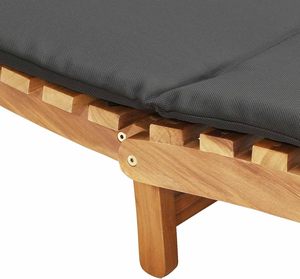 Silla Plegable de Madera Ecológica y Portátil para Exteriores, Mueble con Estructura de Madera Sólida para Hogar, Jardín y Hotel, con Cojines - Product Image 4