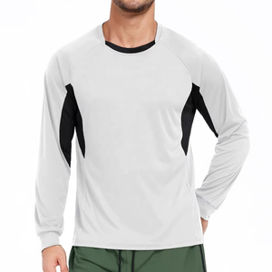 Nouveau style, prix raisonnable, rashguards personnalisés respirants, écologiques, à séchage rapide, anti-UV, en polyester/nylon, pour hommes, short de sport - Product Image 1