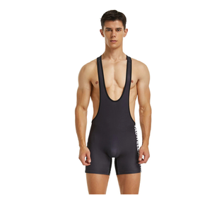 Camiseta deportiva sin mangas para hombre, cuello en V, negra, de spandex y nailon, de secado rápido, para culturismo y fitness. - Product Image 5