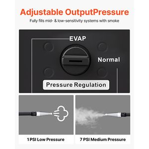 เครื่องตรวจจับรอยรั่วควันสำหรับยานยนต์ DC 12V เครื่องทดสอบระบบ EVAP แบบสุญญากาศ พร้อมปั๊มลมในตัว ปรับแรงดันได้ สำหรับรถบรรทุก - Product Image 4