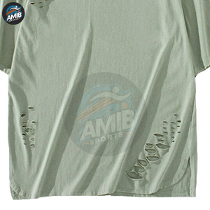 T-shirts pour hommes 100% coton, coupe ample, imprimés, effet vieilli, décontractés, de haute qualité - Product Image 3