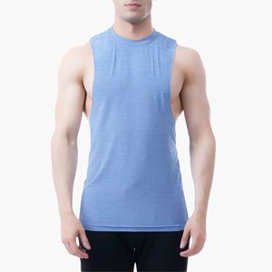 เสื้อกล้ามผู้ชายพรีเมียมสั่งทำขายส่ง – เสื้อยิมผ้าสเตรชกระชับกล้ามเนื้อ พร้อมคุณสมบัติระบายความชื้นสำหรับการฝึกซ้อม - Product Image 1
