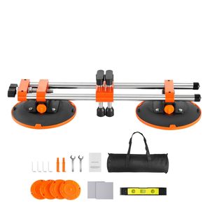 Set da 2 Sollevatori per Giunzioni Senza Cuciture con Ventose da 6 Pollici, Strumento per Giunzione di Granito, Pratica Borsa Porta Attrezzi con Sollevatore a Vuoto - Product Image 1