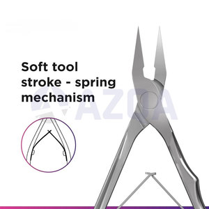 Coupe-ongles portables en acier inoxydable, lames pointues et affûtées, poignée à ressort lisse pour manucure et pédicure professionnelles - Product Image 2