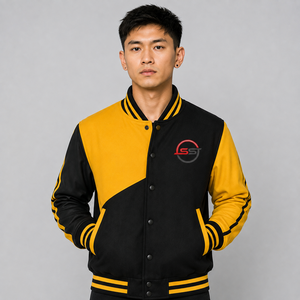 Veste de baseball pour homme, veste varsity, veste en laine, broderie personnalisée, boutons pression, streetwear, veste décontractée d'hiver - Product Image 1