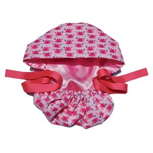 Bonnet de protection unisexe confortable et respirant en 100 % coton écologique, doublé satin, imperméable, avec détection des aiguilles - Product Image 3