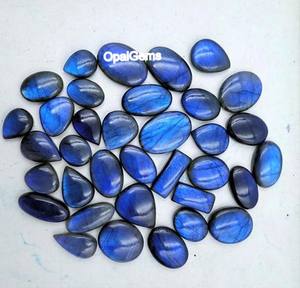 Cabujones de Labradorita Azul Flash de Alta Calidad, Piedras Sueltas de Cristal Natural Hechas a Mano, Piedras Pulidas a Mano para Joyería - Product Image 3