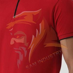 เสื้อโปโลผู้ชายลำลองขายดี พิมพ์โลโก้ตามสั่ง สีพื้น ระบายอากาศ แห้งเร็ว - Product Image 6