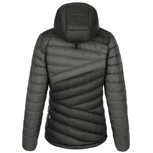 Latest Design Cheap Price Women Puffer <b>Jacket</b> Customized Logo Breathable Fabric Solid Grey Color <b>Plus</b> <b>Size</b> Ladies Parka <b>Jacket</b> - Product Image 2