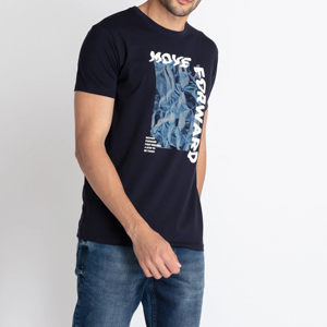 T-shirt imprimé pour homme, coupe ajustée, 100 % coton respirant et écologique, couleur unie, style streetwear, disponible en gros, avec options OEM/ODM - Product Image 6