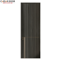 Porte Caesar WPC-QN en bois massif, porte intérieure, placage PVC naturel, design personnalisé, étanche, ouverture coulissante, garantie 3 ans