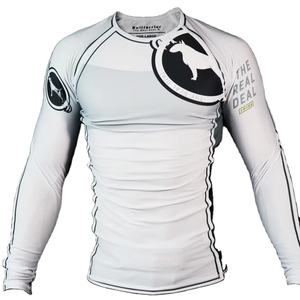 2026 T-shirt de compression Jitsu personnalisé pour homme à manches courtes, respirant, anti-UV UPF50+, séchage rapide, pour grappling et sport - Product Image 1