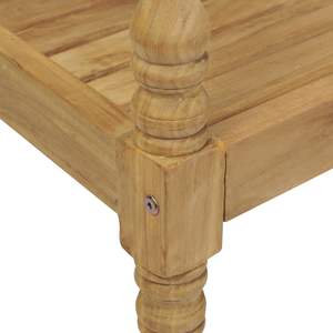 Set di 4 Sedie da Giardino Batavia in Teak Naturale - Product Image 5