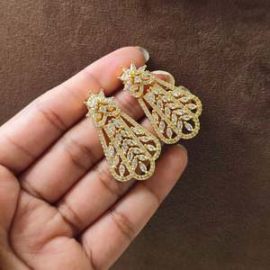 14k Gold Plated Brass Butterfly High Neck Choker - Product Image 2