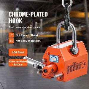 Sollevatore Magnetico con Capacità di 220 Libbre/100 kg, Fattore di Sicurezza 2.5, Magnete Permanente in Acciaio al Neodimio - Product Image 4