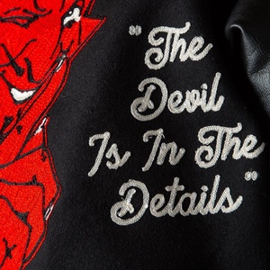 Custom Men Winter Streetwear Varsity Jacket Premium Embroidered Letterman Oem Odm Personalized 100% Wool Worsted Front Logo - Product Image 4