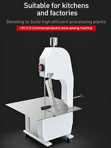 Máquina de sierra de hueso eléctrica comercial 3 kW 380 V Acero inoxidable Alimentación automática 40 mm Ancho de <span class=keywords><strong>corte</strong></span> - Product Image 6