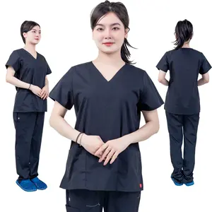 Conjuntos de uniformes médicos al por mayor, diseño moderno para hombres y mujeres, muestra gratis, ropa de fabricante verificado de FMF VN