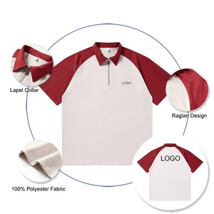 Oversize High Quality Polo Shirts Custom Logo Heavy Weight Short Sleeve Unisex Polo T-shirt - Product Image 5