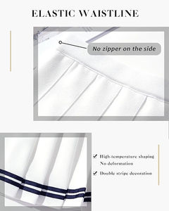 Falda Deportiva de Verano de Alta Calidad para Mujer, de Cintura Alta, de Secado Rápido, para Correr, Golf, Yoga, Tenis, con Bolsillo Lateral - Product Image 6