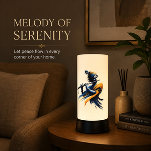 Divine Glow Krishna LED Table Lamp Spiritual <b>Night</b> <b>Light</b> Home Temple Bedroom Meditation Decor <b>USB</b> Powered Gift 9.5 Inch Acrylic - Product Image 3