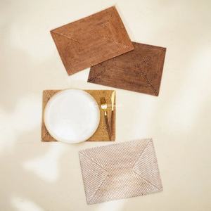 Ensemble de sets de table bohèmes écologiques en rotin, épaisseur 10 mm, tapis en osier, décoration de cuisine, vente en gros - Tendances actuelles 26/27 - Product Image 3