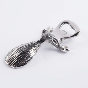 Abridor de Botellas Metálico Seahorse, Diseño Retro en Aleación de Zinc Plateado, Destapador de Cerveza con Temática Costera, Herramienta de Bar Única, Recuerdo para Bodas y Fiestas - Product Image 4