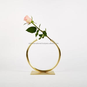 Gold Compote Bowl Metal <b>Vase</b> <b>Tall</b> <b>Vases</b> Metal Centerpiece Trumpet <b>Vase</b> for Wedding Centerpieces - Product Image 4
