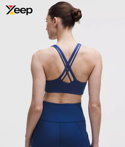 XEEP สปอร์ตบราโยคะคุณภาพสูงสำหรับผู้หญิง รุ่น XC-SB-91 ดีไซน์เรียบง่าย ระบายอากาศได้ดี สายปรับได้ แผ่นรองถอดออกได้ รองรับได้ดี แห้งเร็ว - Product Image 2