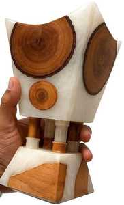 Nuevo Quemador de Incienso de Resina Epoxi y Madera de Acacia de Estilo Árabe Premium, Hecho a Mano, Duradero, Decoración Aromática para el Hogar, por HAND MADE CRAFT - Product Image 3