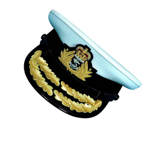 หมวกแก๊ปทรงแหลมสำหรับวงโยธวาทิต  ตกแต่งด้วยขนนกและปักลายด้วยลวด  คุณภาพเยี่ยมสำหรับวงโยธวาทิต - Product Image 4