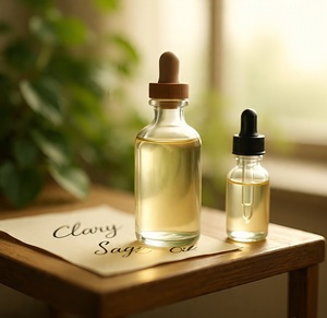 Aceite Esencial de Clarysage 100% Puro ORGÁNICO HIMVEDA, Aroma Dulce, Destilado al Vapor, Ecológico, Para Todo Tipo de Piel, Venta al Por Mayor - Product Image 6
