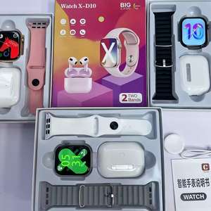 Новинка 2025: Умные часы X-D10 с наушниками TWS и <span class=keywords><strong>2</strong></span> ремешками, многофункциональный комплект Smart Wear, серия 11 - Product Image 3