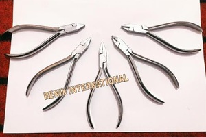 Orthodontic <b>Light</b> <b>Wire</b> Pliers Manual Stainless Steel Silver - Product Image 4