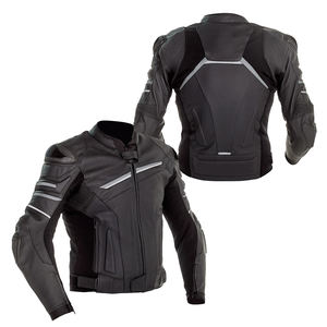 Chaqueta de Cuero Personalizada para Motociclismo, Chaqueta de Motociclista con Protección CE, Equipo de Protección para Motocross, OEM - Product Image 1