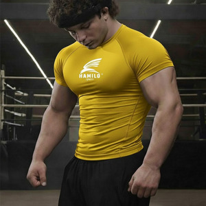 Haut de compression pour homme à manches longues en Spandex imprimé par sublimation, séchage rapide, couche de base sportive, course à pied, anti-UV - Product Image 3