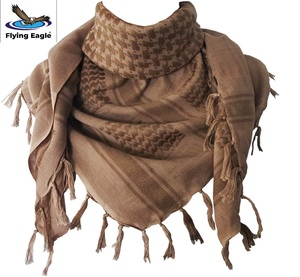 Shemagh en coton camouflage de haute qualité, foulard arabe, Keffiyeh du désert, respirant, coupe-vent, anti-poussière, couvre-chef d'extérieur - Product Image 1