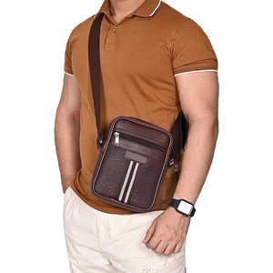 Premium Leather Sling <b>Bag</b> Multifunctional Crossbody Shoulder <b>Bag</b> <b>for</b> Travel <b>Work</b> and Everyday Use Elegant Lightweight Design - Product Image 2
