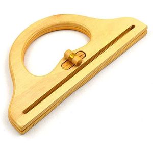Asa de Madera Ecológica Sólida para Bolsos, Artesanías de Bambú y Madera Hechas a Mano para Regalos y Manualidades, RR Enterprises India - Product Image 5