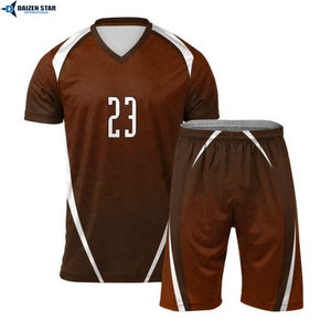 OEM Custom Volleyball Jersey Set Moisture Wicking Breathable Training Match Uniform - Product Image 3