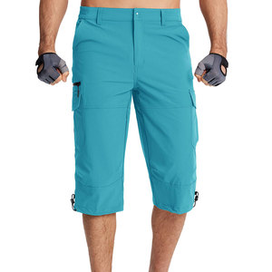 100% Cotton Men's Cargo Shorts Large Zipper <b>Thigh</b> Pocket Anti Shrink High Quality Fabric Lightweight Skin Friendly Men's Shorts - Product Image 1
