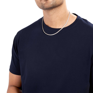 Conjunto de dos piezas azul marino para hombre, camiseta de manga corta y pantalones cortos lisos, conjunto informal de verano para uso diario, transpirable - Product Image 6