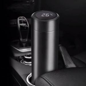 Bouteille d'eau LED en acier inoxydable écologique de 500 ml avec couvercle, logo personnalisé, optimisée pour le fitness, vente en gros - Product Image 2