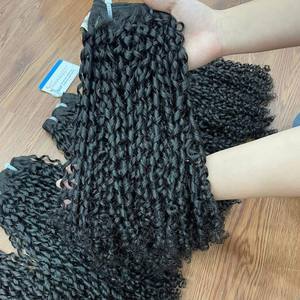 สินค้าขายดี ผมลอนพิกซี่แบบเป็นมัด ผมแท้ 100% ไม่หลุดร่วง ไม่พันกัน - Product Image 4