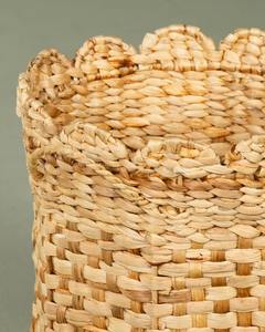 ตะกร้าเก็บของแบบสานขอบหยัก ตะกร้าเก็บของทำมือ ขายส่ง เป็นมิตรกับสิ่งแวดล้อม ผลิตในเวียดนาม - Product Image 2
