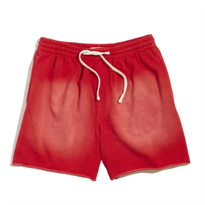 กางเกงขาสั้นลำลองสไตล์สตรีทแวร์สำหรับผู้ชายปี 2026 ล้างสีแบบแอซิด แห้งเร็ว ระบายอากาศได้ดี ผ้าฝ้าย โลโก้สั่งทำได้ ลายเรียบ เอวยางยืด ผ้าแคนวาส - Product Image 3